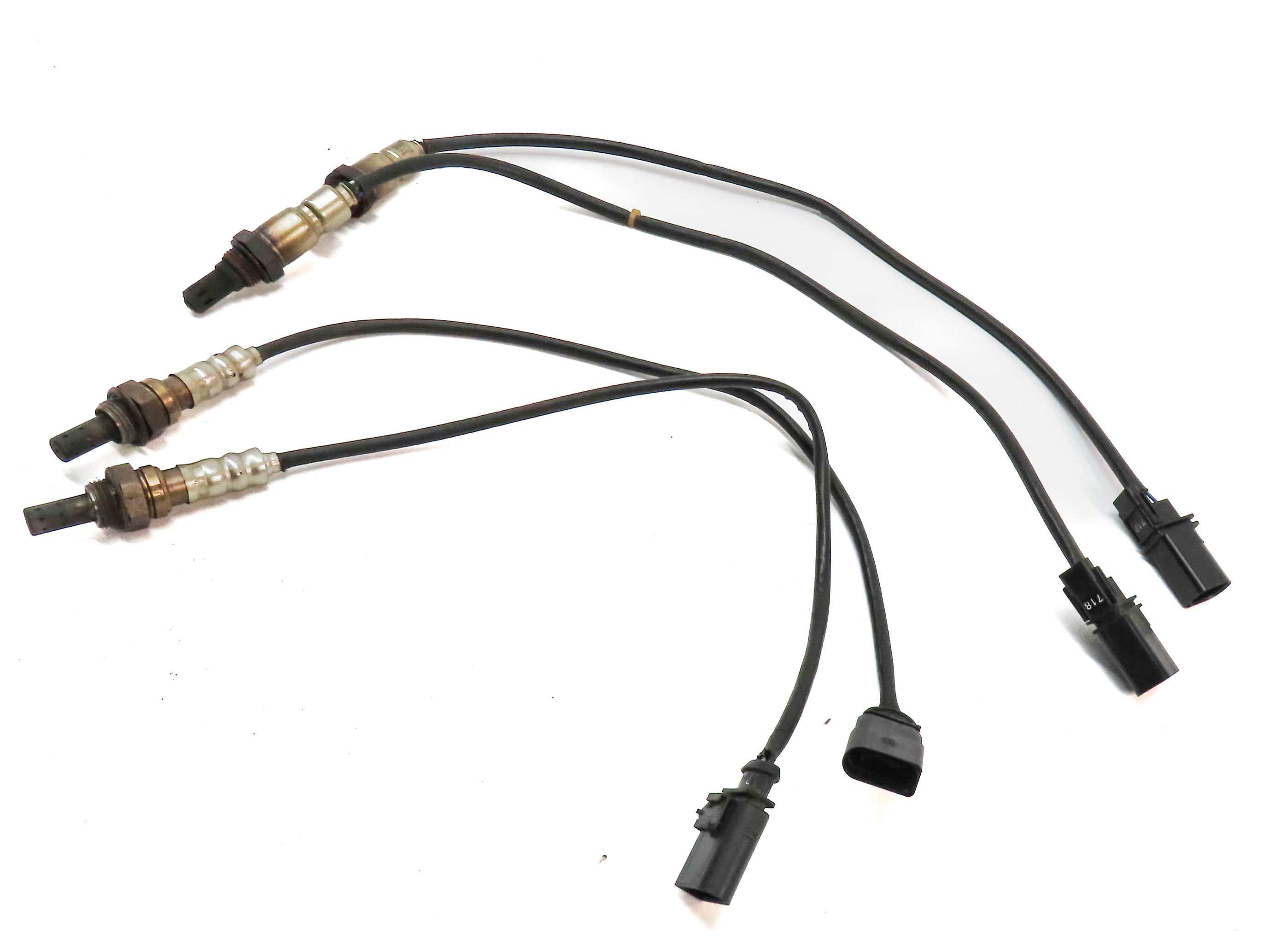 2011 AUDI Q5 (B8 8R) 3.2L (CALB) ENGINE OXYGEN O2 LAMBDA PROBE WIRE SENSOR SET/4 — exact item pictured